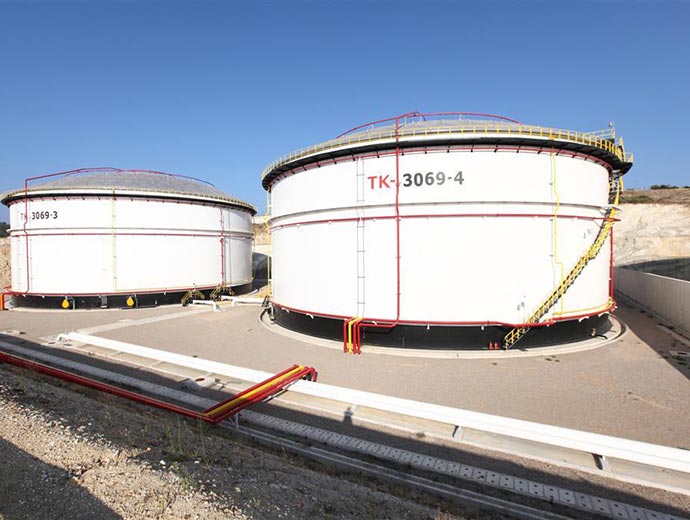 Tüpraş İzmir Rafinerisi 2 x 30.000 m³ Yakıt Tankları